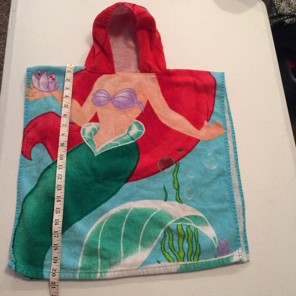 mermaid hooded towel